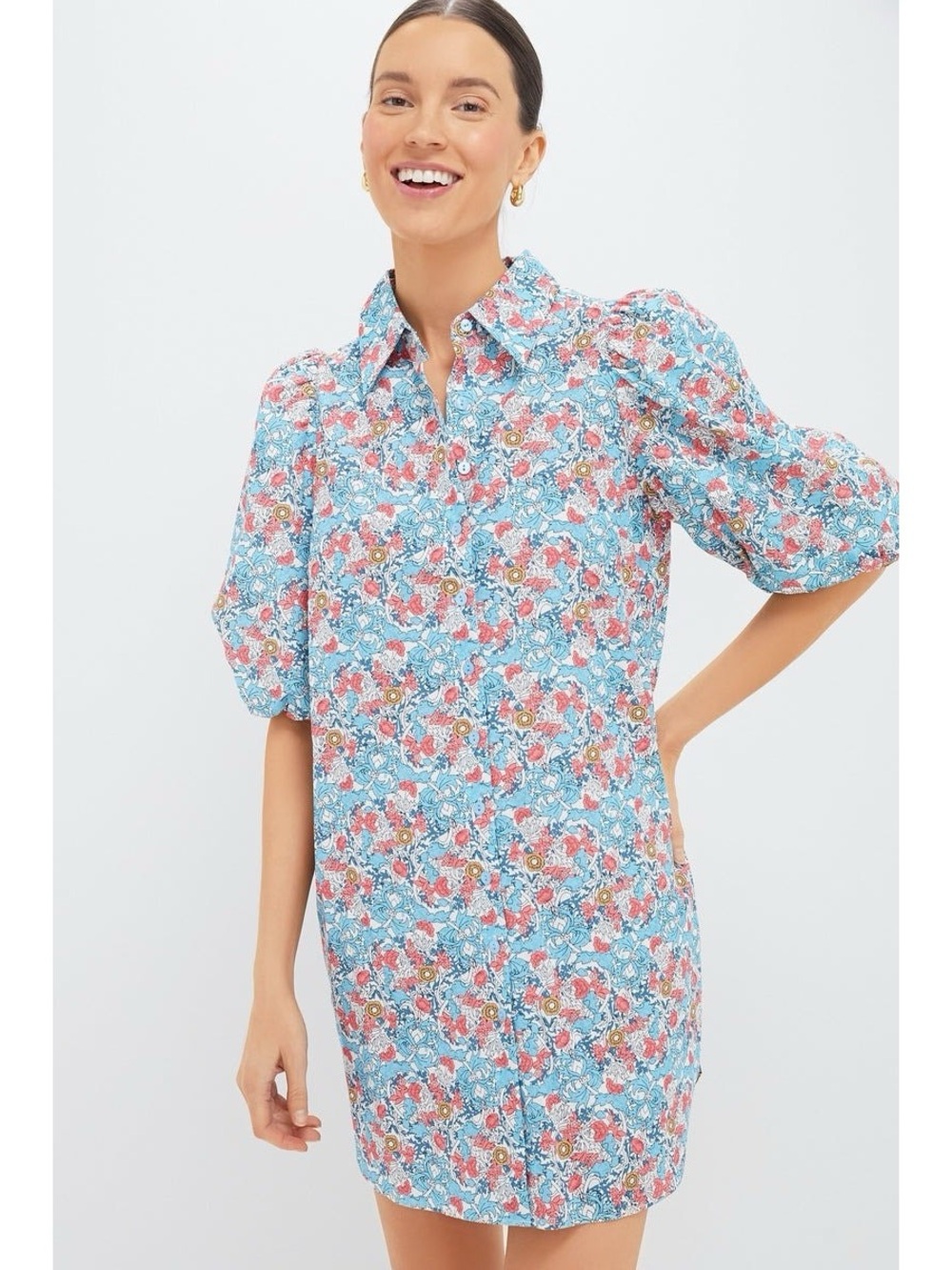Hyacinth House Cassidy Mini Shirt Dress Size M